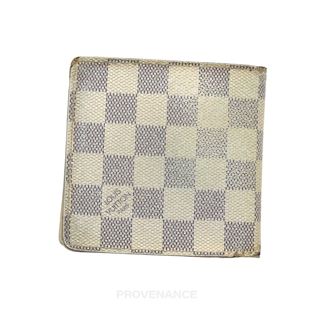 🔴 Louis Vuitton Marco Wallet - Damier Azur - Picture 2 of 8